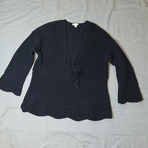 J.Jill Women's Sweater size S, color Dark Blue